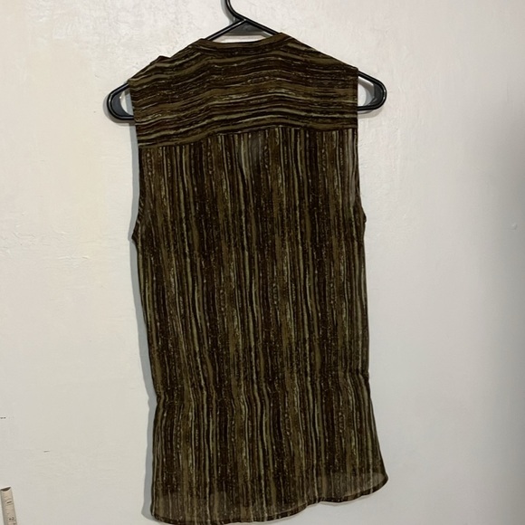 Michael Kors sleeveless tunic top with draw string waist size 8 - Picture 7 of 7